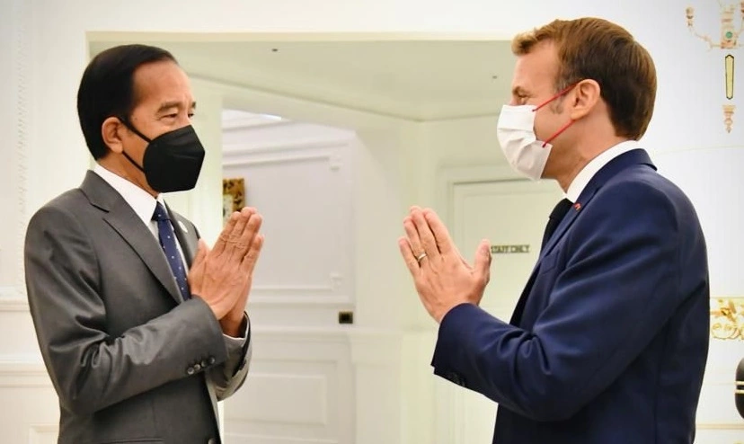 Emmanuel Macron Terpilih Jadi Presiden Prancis Jokowi Beri