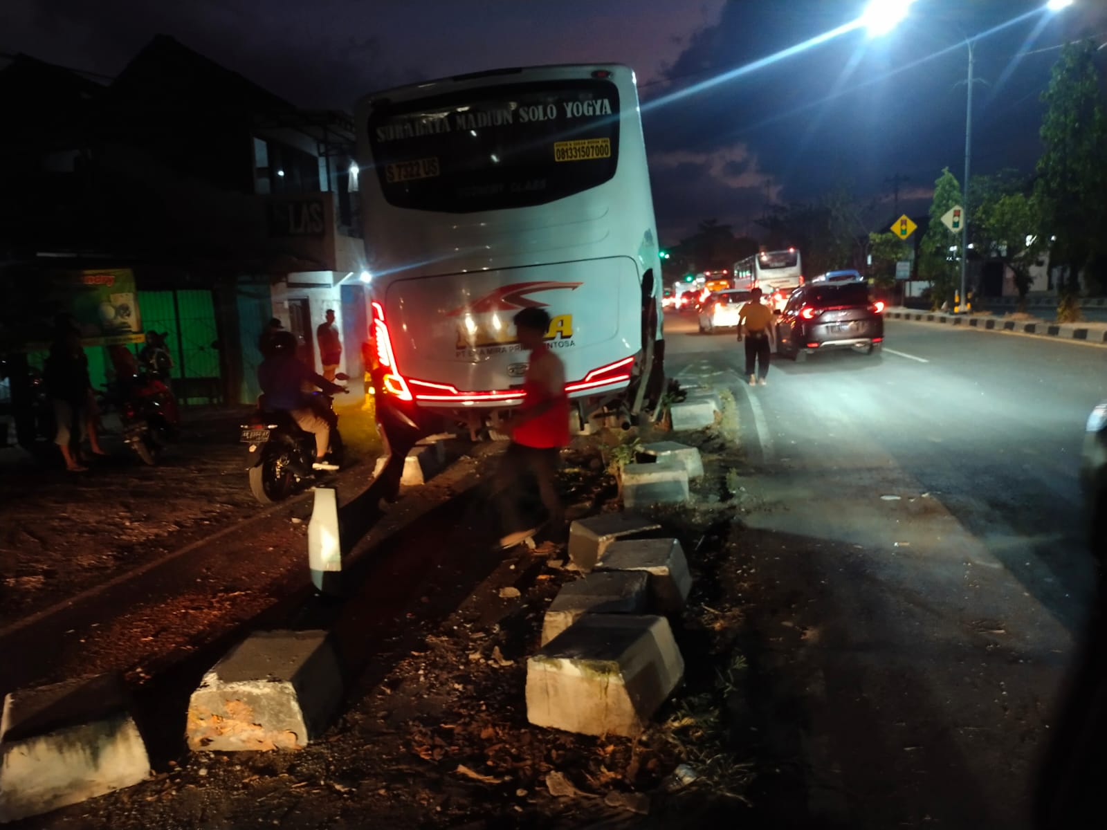 Kondisi Penumpang Bus Pasca Kecelakan Di Ringroad Selatan Jogja