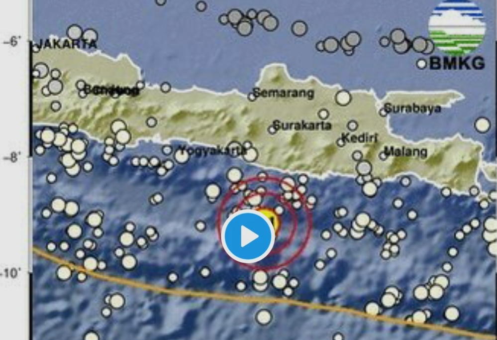 Gempa Jogja Malam Ini 8 Juni 2023 Dinihari Berguncang Cukup Lama