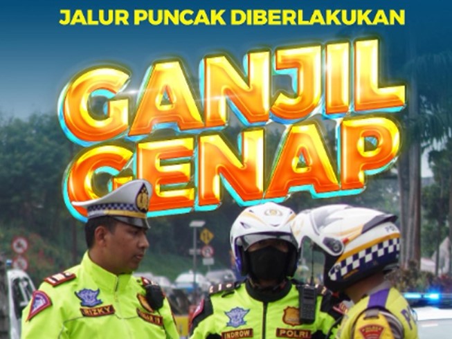 Peringati Hari Raya Waisak Polisi Berlakukan Ganjil Genap Di Puncak