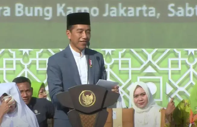 Pidato Jokowi Di Harlah Muslimat NU 2024 Beda Pilihan Pemilu 2024