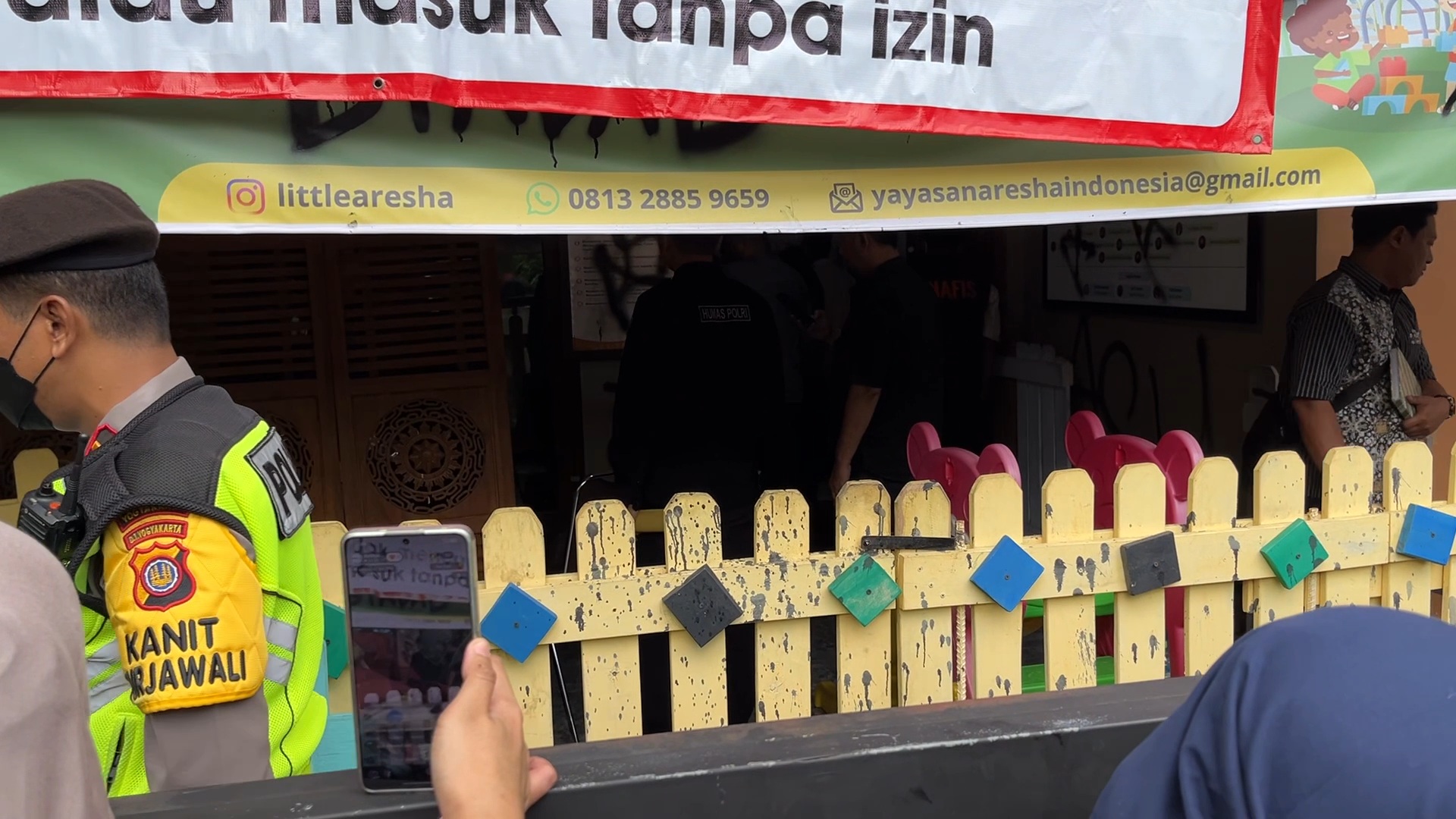 Polisi Rekonstruksi Kasus Kekerasan Anak di Daycare Little Aresha