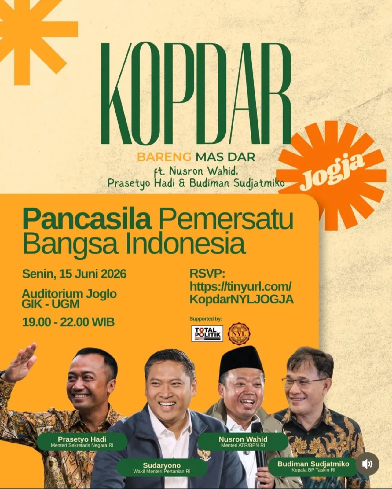Kopdar Bareng Mas Dar Hadir di GIK UGM