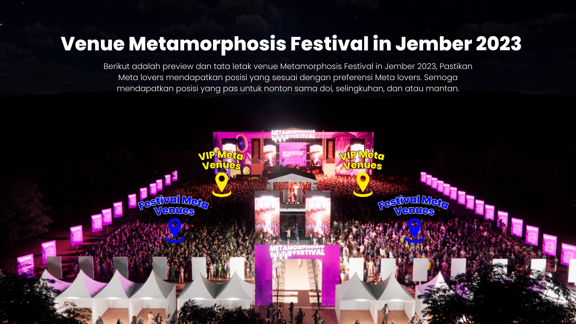 Info Tiket Metamorphosis Festival 2023 Jember Hadirkan Happy Asmara Hingga Tiara Andini