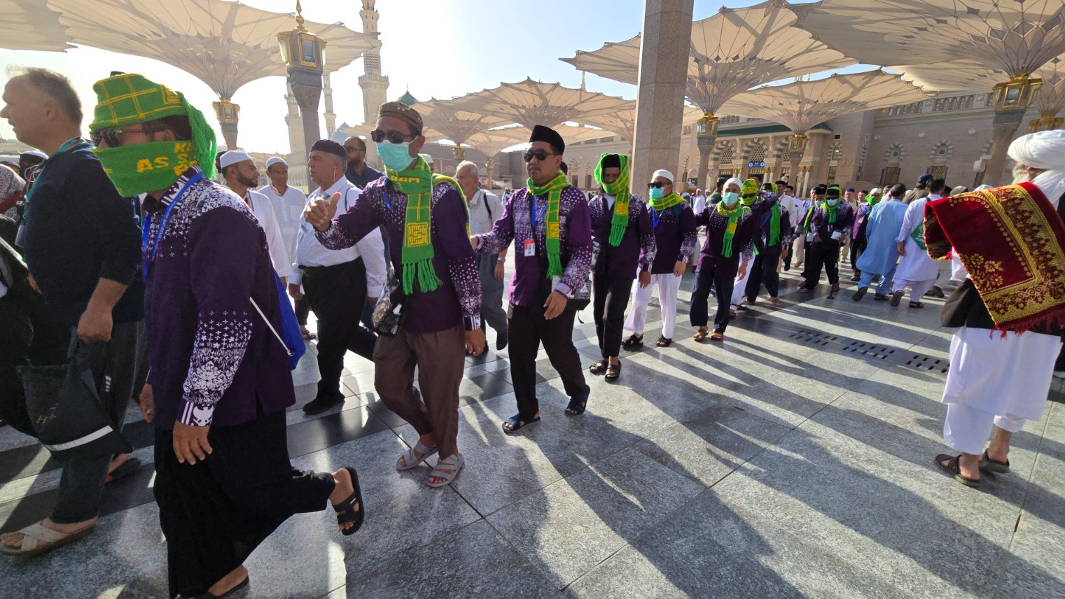 Jamaah Haji di Madinah Diimbau Utamakan ke Raudhah, PPIH : Awas, Tasreh Tidak ...