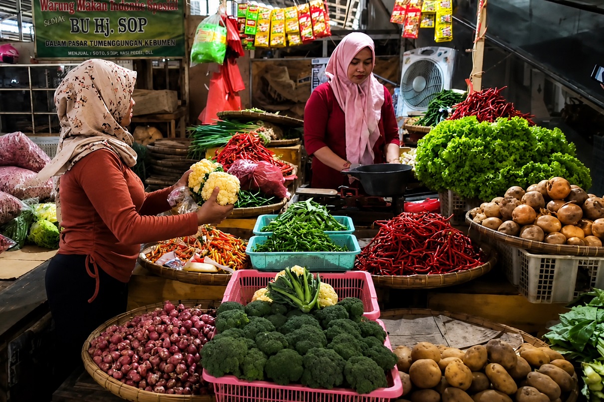 Libur MBG Berdampak pada Omzet Pedagang Pasar, Harga Sejumlah Bahan Pokok Ikut Turun