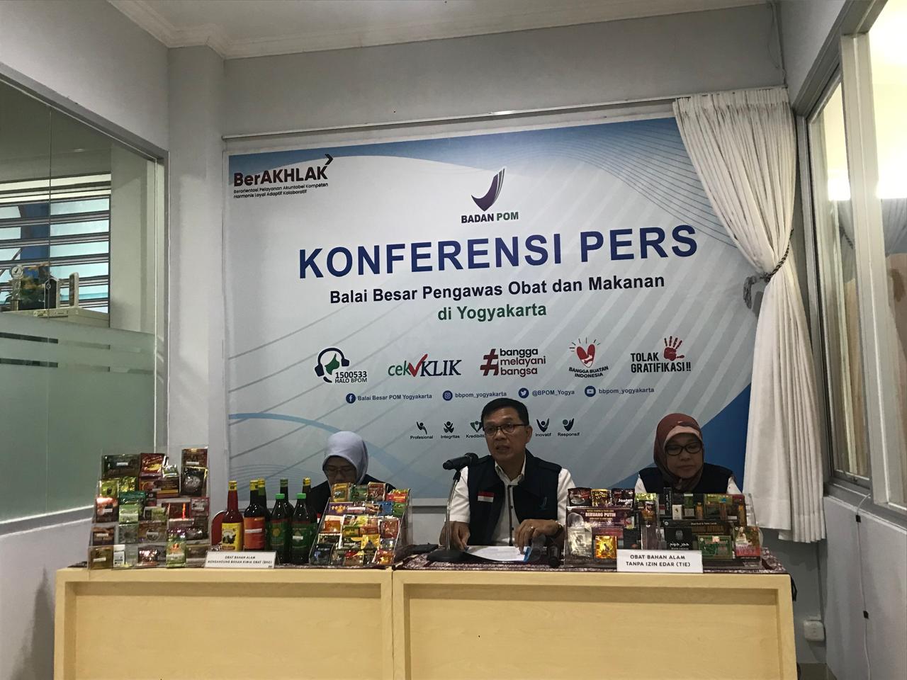 Ribuan Jamu dan Suplemen Tak Layak Edar, BBPOM Yogyakarta Imbau Masyarakat Perhatikan Label