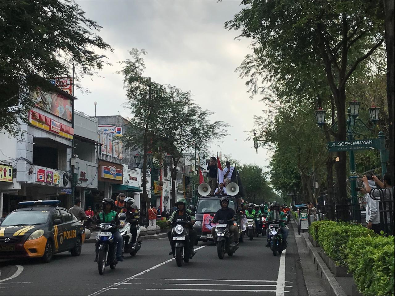 Demo Ojol di Jogja, Ini Poin Tuntutannya