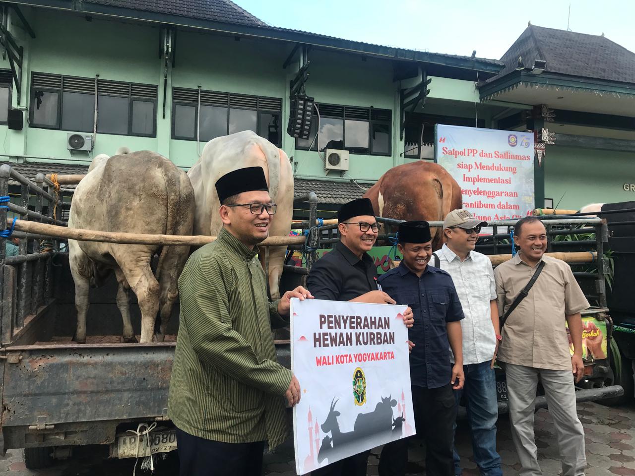 Pemkot Yogyakarta Terima Bantuan 16 Ekor Sapi, Penggerobak Sampah Dapat Jatah Daging Kurban