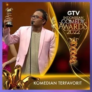Sule raih penghargaan komedian terfavorit GTV Award 2022 (2)