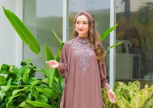 Rekomendasi gamis lebaran 2022