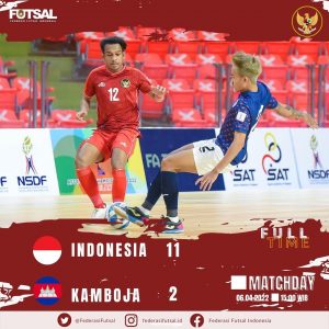 Indonesia bantai Kamboja di AFF Futsal Championship 2022