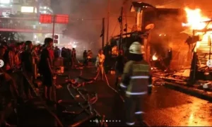 Kebakaran di Pasar Gembrong