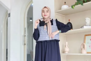 Rekomendasi gamis lebaran 2022