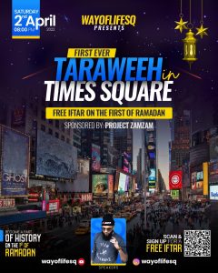 Sholat Tarawih di Times Square