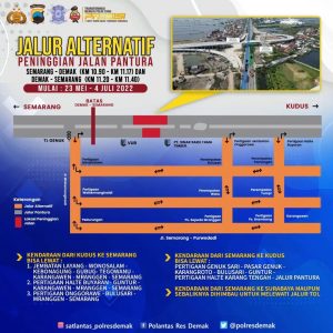 jalur alternatif Pantura Semarang Demak