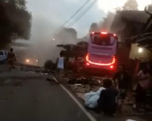 kecelakaan bus di Ciamis