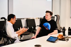 Jokowi bertemu Elon Musk di Amerika Serikat