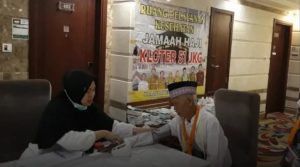 jamaah haji Indonesia kloter pertama