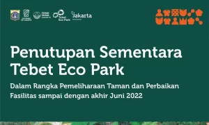 Tebet Eco Park Tutup Sementara