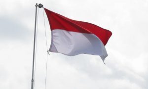 Pengibaran bendera Indonesia