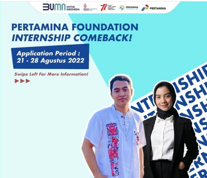 Info Magang 2022: Pertamina Foundation Internship, Buruan Cek Sekarang ...