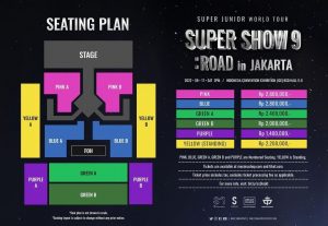 Harga tiket konser Super Junior di Jakarta 2022