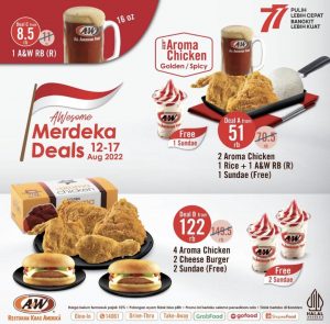 daftar promo makanan Hari Kemerdekaan