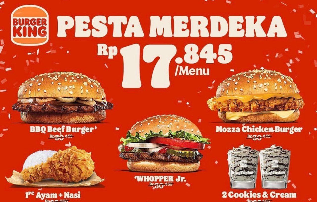 Daftar Promo Makanan Hari Kemerdekaan 17 Agustus 2022, Catat Sebelum ...