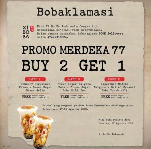 Promo Minuman 17 Agustus 2022