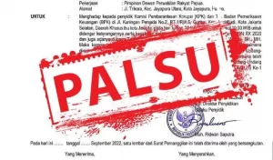 Surat Panggilan Palsu KPK di Papua