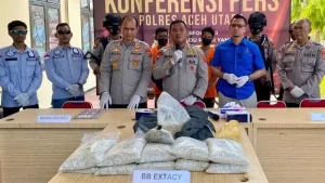 Dua Pengedar Narkoba Jaringan Internasional Berhasil Ditangkap Polres Aceh