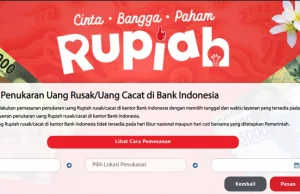 Tukar uang rusak di Bank Indonesia