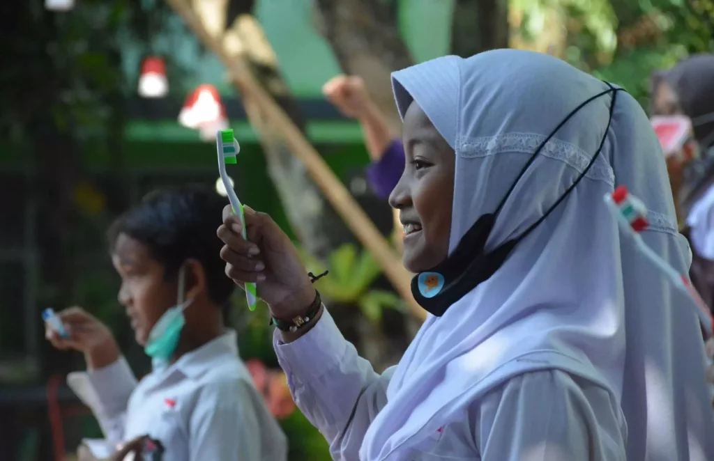 Ribuan siswa SD Jogja sikat gigi bersama