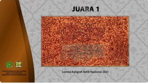 Lomba Kaligrafi Batik Nasional 2022
