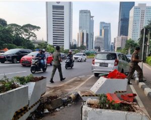 Kecelakaan di Jakarta Pusat hari ini