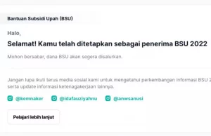 BSU tahap 7 cair hari ini