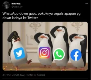 keunikan netizen Indonesia saat dengar WhatsApp down