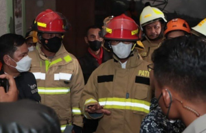 kebakaran kubah masjid Jakarta Islam Center
