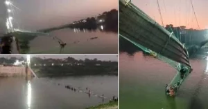 tragedi ambruknya jembatan gantung Gujarat India