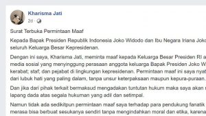 Penghina Ibu Iriana Jokowi