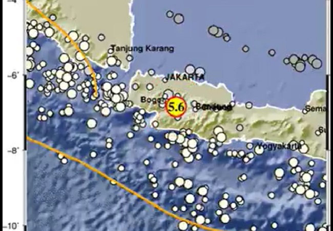 Gempa di Cianjur hari ini