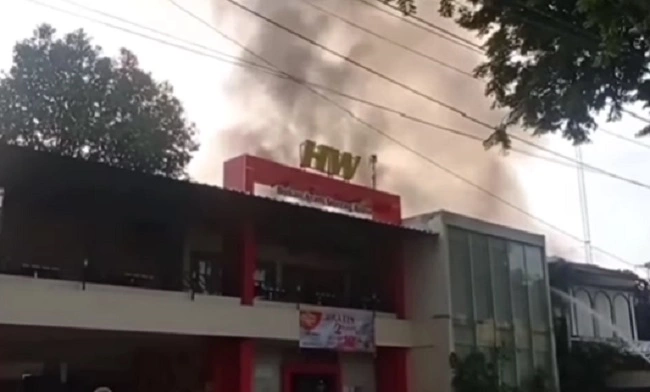 Kebakaran di Tebet Jakarta Selatan hari ini