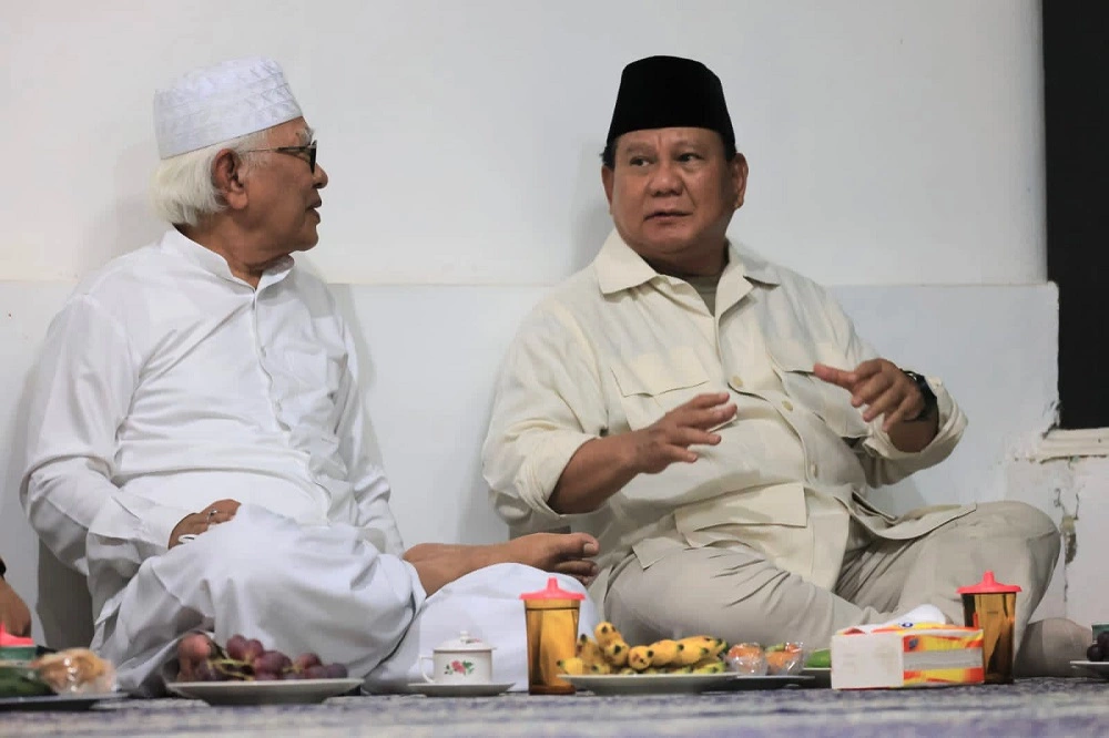 Pertemuan Prabowo dan Gus Mus