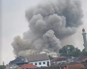 kebakaran di Balai Kota Bandung ini