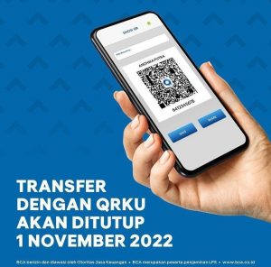 layanan transfer QRku dari BCA mobile