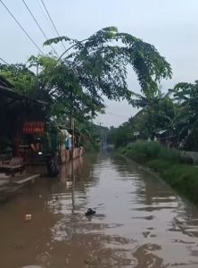 Banjir daerah Telukjambe