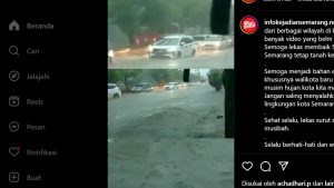 Banjir di Semarang hari ini