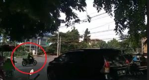 Detik-detik kecelakaan di Jakarta Pusat hari ini