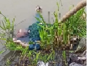 Penemuan mayat di Sungai KW 6 Karawang